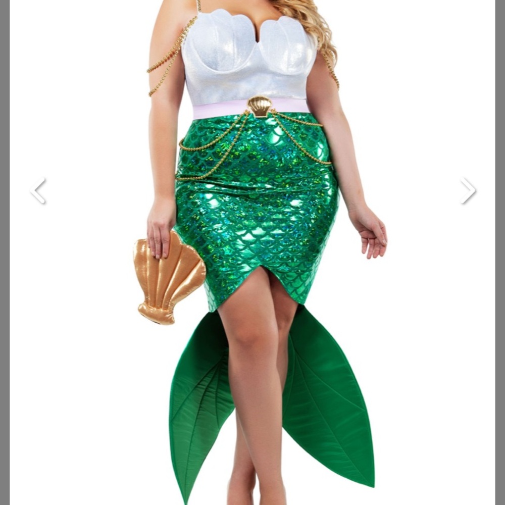 NWOT Plus Size Alluring Sea Mermaid Costume 2X